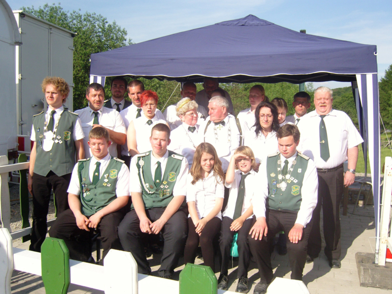 Einige Mitglieder des Schützenvereins